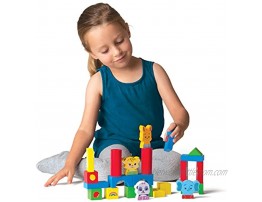 Word Party My First Building Blocks 22 Piece Wood Set Lulu Bailey Franny Kip and 18 Blocks of Different Shapes and Colors from The Netflix Original Series -18+ Months