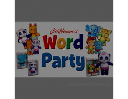 Word Party My First Building Blocks 22 Piece Wood Set Lulu Bailey Franny Kip and 18 Blocks of Different Shapes and Colors from The Netflix Original Series -18+ Months