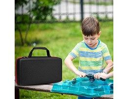 Brappo Toys Storage Carrying Case Compatible with Beyblades,Double Storage.CASE ONLY Black