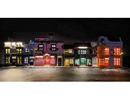 Brick Loot Deluxe LED Light Kit for YOUR LEGO Harry Potter Diagon Alley Set 75978 NOTE: The Model is NOT Included