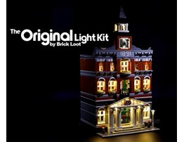 Brick Loot LED Lighting Kit for Lego Town Hall 10224 Lego Set NOT Included