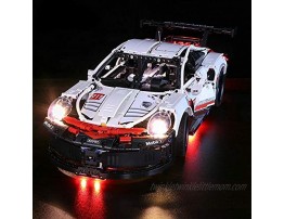 brickled LED Light Kit for Porsche 911 RSR Model Lego 42096 USB Power Lego Set no Included