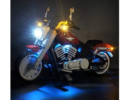 brickled LED Lighting Kit for Lego Creator Expert Harley-Davidson Fat Boy 10269 Lego Set not Included V2