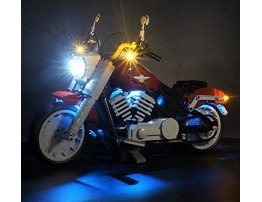 brickled LED Lighting Kit for Lego Creator Expert Harley-Davidson Fat Boy 10269 Lego Set not Included V2