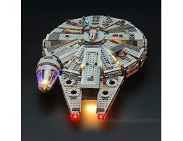 brickled Lighting kit for Lego Millennium Falcon 75105  Lego Set not Included Compatiable with 75257