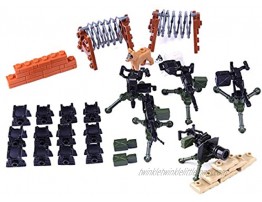 FenglinTech Custom Military Army Weapons and Accessories Pack for Minifigures Police Military Compatible with Major Brands