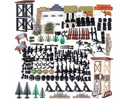 FenglinTech Custom Military Army Weapons and Accessories Pack for Minifigures Police Military Compatible with Major Brands