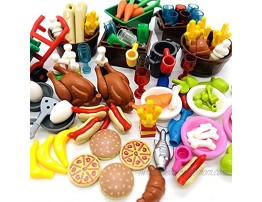 Kitchen Food Accessories Building Block Toy Brick Compatible for Major Brands for Mini Figure Part