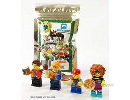 Ultimate Food Accessory Pack 2 with 100 Custom Printed Pieces Compatible with LEGO and all Major Brick Brands Fits LEGO Minifigures Minifigures NOT included