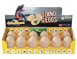 Dig a Dozen Dino Egg Dig Kit Easter Egg Dinosaur Toys for Kids Dig up 12 Eggs & Discover Surprise Dinosaurs. Science STEM Activities Educational Gifts for Boys & Girls Age 3-5 5-7 8-12 Year Old