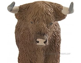 Safari Ltd. Highland Bull – Realistic Hand Painted Toy Figurine Model – Quality Construction from Phthalate Lead and BPA Free Materials – for Ages 3 and Up
