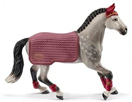 Schleich Horse Club 2-Piece Playset Horse Toys for Girls and Boys 5-12 years old Trakehner Mare Riding Tournament