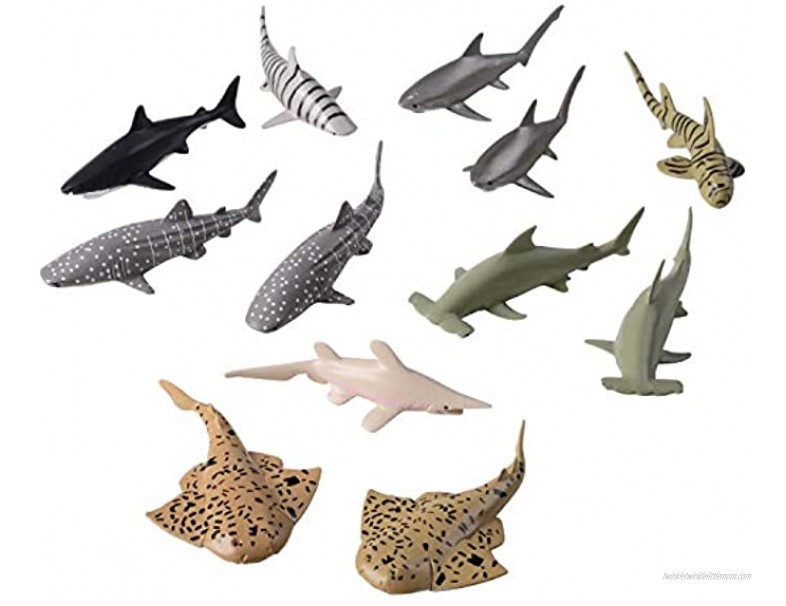 Shark Toy Animals 12 Count