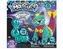 The Orb Factory Orbmolecules Merkitty Never Dries Compound Aqua Pink Yellow 9.44 x 3.44 x 8.44-Packaging May Vary