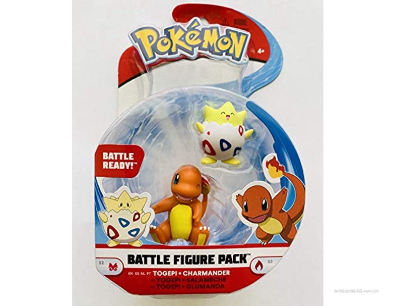 Wicked Cool Toys Battle Figure Pack Charmander and Togepi