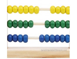 Bigsweety Abacus Classic Wooden Toy Counting Beads Math Educational Counters Toys for Preschool Kids