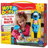 Educational Insights Hot Dots Jr. Let's Master Pre-K Math Set Homeschool & School Math Workbooks 2 Books & Interactive Pen 100 Math Lessons Ages 4+