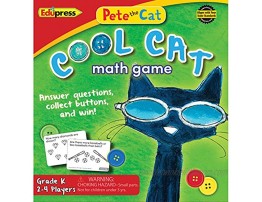 Edupress Pete the Cat Cool Cat Math Game Grade K EP63530