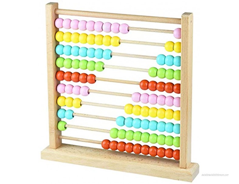 GYBBER&MUMU Wooden Counting Number Maths Learning Abacus Educational Toy Multicolor