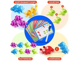 HahaGift 72 Pcs Counting Dinosaurs Endless Learning Possibilities with 16 Activities Cards A Must-Have Preschool Math Learning Tool!