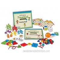 Learning Resources All Ready for Preschool Readiness Kit Back to School Activities School Preparation Toys Home School Counting & Fine Motor Skills Toy Workbooks for Kids Ages 3+