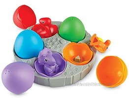 Learning Resources Babysaurs Sorting Set Dino Toy Counting & Sorting Toy Dinosaur Toys Mystery Toys Surprise Egg Toys Ages 18 mos+