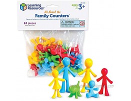 Learning Resources Family Counters Smart Pack Tactile Learning Counting & Sorting Toy 24 Counters Ages 3+