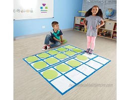 Learning Resources Ten-Frame Floor Mat Activity Set Math Skills 22 Pieces Ages 5+