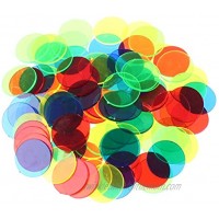 LotCow 100 Pieces Counting Chips,Colorful Chips Counting Discs MarkersMath Counters for Kids Math Manipulatives for Counting Sorting Pattern Math Toys Game Tokens Homeschool Supplies