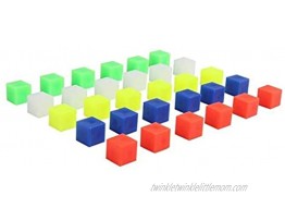 oshhni Set of 100 Colourful Counting Centimeter Cubes Math Toy Tool Kids Children