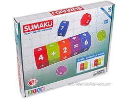 SUMAKU Magnetic Math Rotating Blocks Toy Educational Math Blocks for Counting for Children Ages 3 Years + 10PC  Set