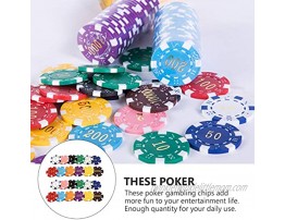 TOYANDONA 24pcs Poker Tokens Plastic Coins Bingo Counting Chip Learning Counters Disks Counting Discs Toys for Math Practice Poker Game Mahjong Play Mixed Styles