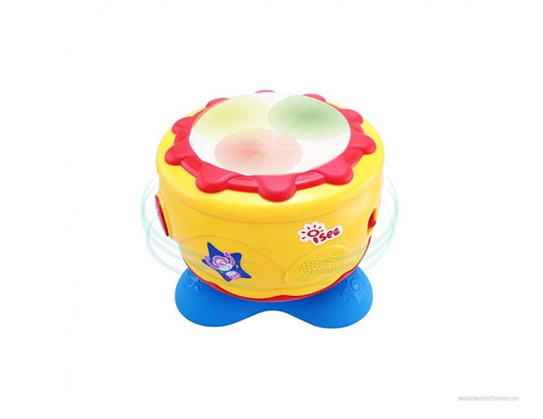 Baby Toys Infant Bongo Drum Electric Learning Musical Instruments Preschool Toys for Toddlers 1-3 Kids Set Stimulating Children’s Creativity Educational Bongos Drums Set 18-36 Months Boys Girls