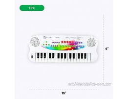 Boley Electronic Toy Keyboard 1 Pack Mini Toy Piano for Kids Kid and Toddler Piano Toy Musical Instruments for Boy and Girl Children Ages 3 and Up