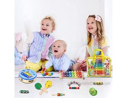 CYY Musical Instrument Toys for Toddlers,Baby Learning Music Sets,Wood Xylophone&Percussion Instruments for Children,Preschool Educational for Kids A Great Birthday Gifts for Boys or Girls