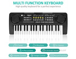 Electronic Piano Keyboard 37 Key Kids Piano with Mic Multi-function Keyboard Piano Toys Education Musical Instrument Gift for Boys Girls