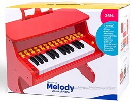 GobiDex Learn-to-Play Piano Toy Keyboard with 25 Keys and Lighting Teaching Model,Toddler Musical Instruments with Microphone for Toddler Girls and Boys Birthday Gift Age 3-6