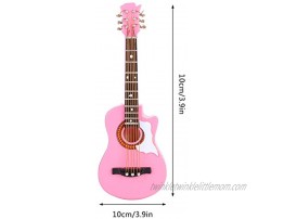 Guitar photo props musical instrument mini guitar model Mini Guitar Model 10cm Home Decorative Musical Instrument Ornament Gift Kids Toy
