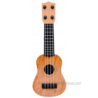 Hi Collie 2592.7cm Plastic Kids Toy Classical Ukulele Guitar Musical Instrument Beige Yellow Brown? Yellow