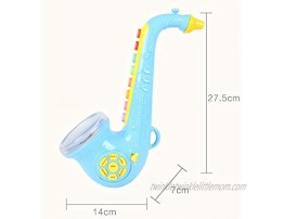 HMANE Saxophone Musical Instrument Toys with Light & Sound Early Education Toy for Boys Girls Green
