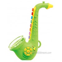 HMANE Saxophone Musical Instrument Toys with Light & Sound Early Education Toy for Boys Girls Green