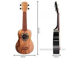 LeQi Kids Toy Ukulele Guitar for Toddller 4 Strings Children Musical Instruments Educational Toys with The Picks and Strap for Beginner Starter 21 Inch