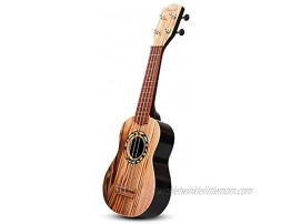 LeQi Kids Toy Ukulele Guitar for Toddller  4 Strings Children Musical Instruments Educational Toys with The Picks and Strap for Beginner Starter 21 Inch