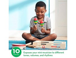 Melissa & Doug K's Kids Bongo Drums Soft Musical Instrument & Band-in-a-Box Clap! Clang! Tap! Musical Instruments