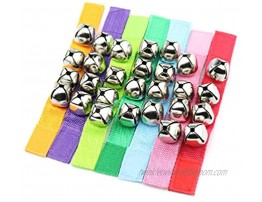Milisten 10 Pcs Band Wrist Bells Kids Ankle Bells Foot Rattles Bell Ring Toy Musical Rhythm Toys Percussion Instrument for Chidren Girl Kid