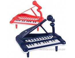 N C Electronic Musical Instrument 25 Keyboard Piano Kids Development Toy Red
