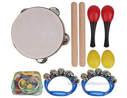 nwejron Musical Instruments Music Percussion Toy Set Portable Durable Fun Boys Girls for Children Kids Home