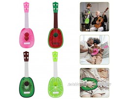 TOYANDONA 4pcs Kids Ukulele Guitar Toy 4 Strings Mini Children Musical Instruments Educational Learning Toy for Toddler Beginner