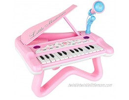 ToyVelt Toy Piano for Toddler Girls – Cute Piano for Kids with Built-in Microphone & Music Modes Best Birthday Gifts for 3 4 5 Year Old Girls – Educational Keyboard Musical Instrument Toys