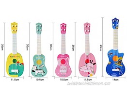 VELIHOME Simulation Ukulele Kids Musical Instrument Ukulele Toys Four Strings Guitar Toy Early Education Simulation Ukulele Children Musical Toys